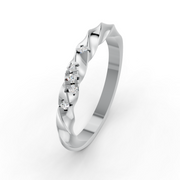 1/5Ct Round Cut Moissanite Women Engagement Ring 14K Gold Plated